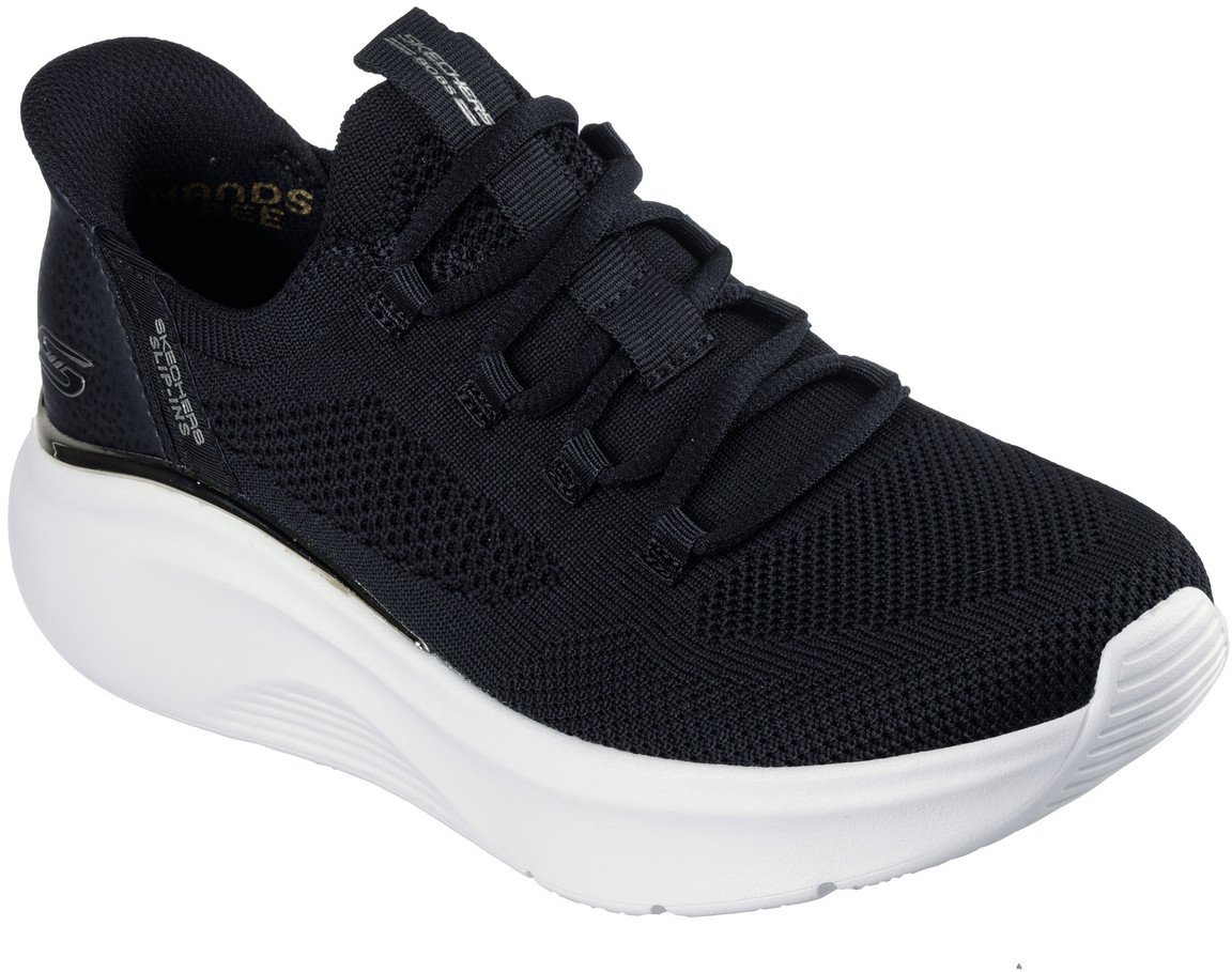 Skechers buty damskie sneakersy Slip-ins: BOBS Sport B Love - True Delight 117617 BLK black 36