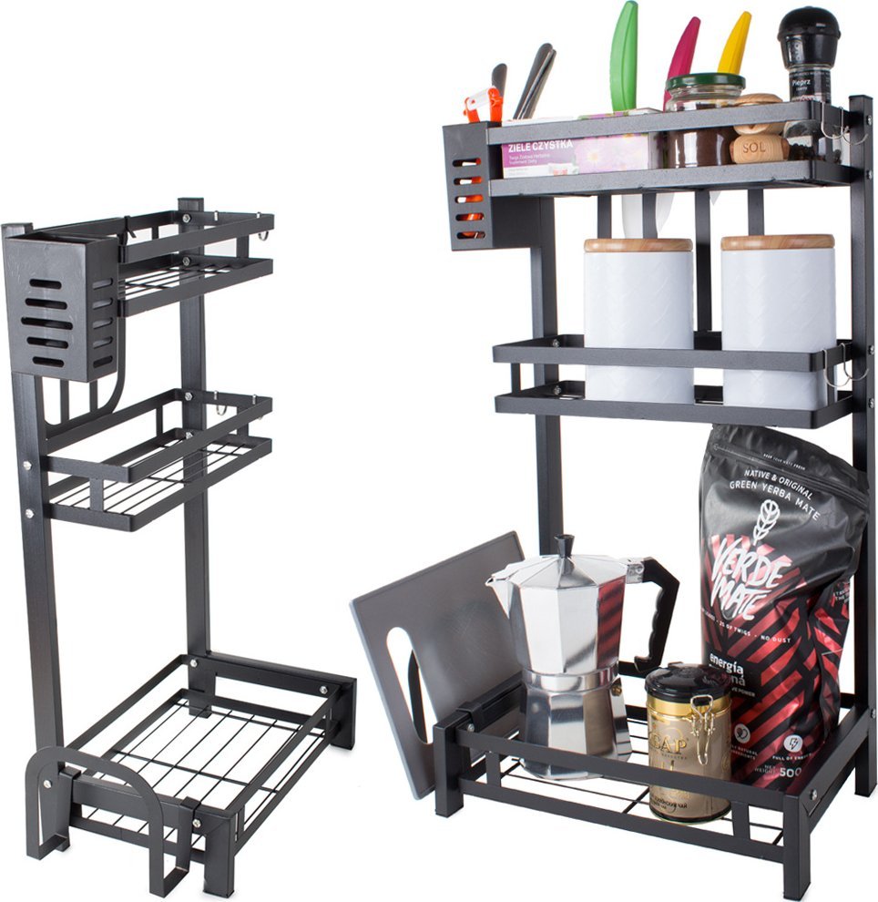 Verk Półka kuchenna organizer kuchenny stojący loft Półka kuchenna organizer kuchenny stojący loft