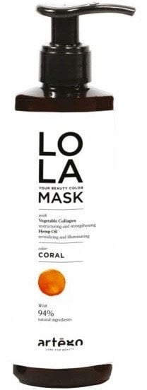 Artego Artego LOLA Your beauty color Maska odświeżająca kolor włosów CORAL, 200ml