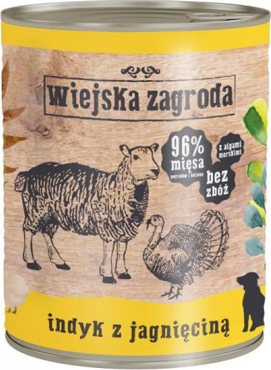 Wiejska Zagroda Indyk z jagnięciną 800 g