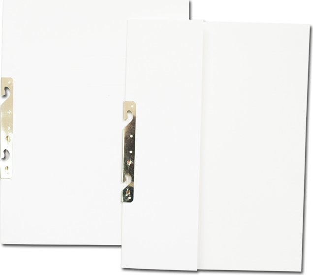 Barbara Skoroszyt tekturowy A4 1/2 zawieszany, BIAŁY