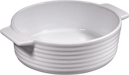 Kuchenprofi Brytfanna porcelanowa, okrągła, śred. 16 x 5 cm, 0,7 l, biała / Kuchenprofi
