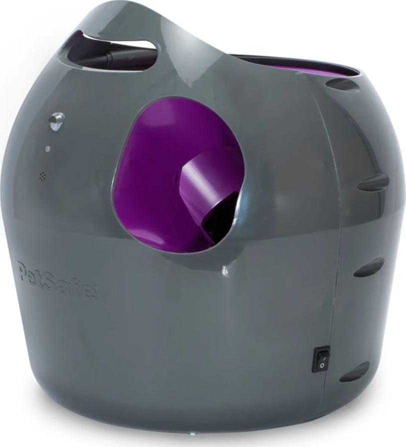 PetSafe PetSafe Automatyczna wyrzutnia piłek, 9 m, szara i fioletowa