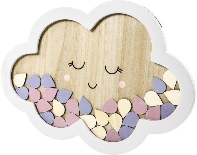 Drewniana księga gości Chmurka 30,5x43cm