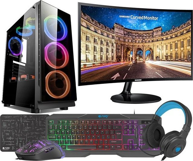 Komputer Vist Zestaw R7 5700X RTX 3060 32GB SSD 1TB W11 LCD 24"