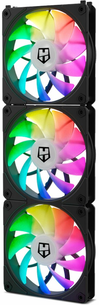 Wentylator Krom Wentylator do Obudowy Nox-Xtreme Easy Link 12 cm (3 Sztuk)