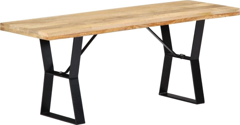 vidaXL Ławka, 110 cm, lite drewno mango