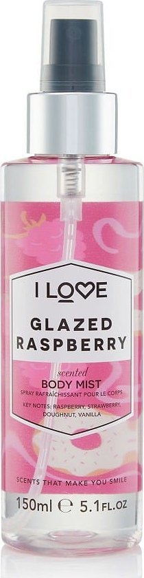 I LOVE_Scented Body Mist odświeżająca mgiełka do ciała Glazed Raspberry 150ml