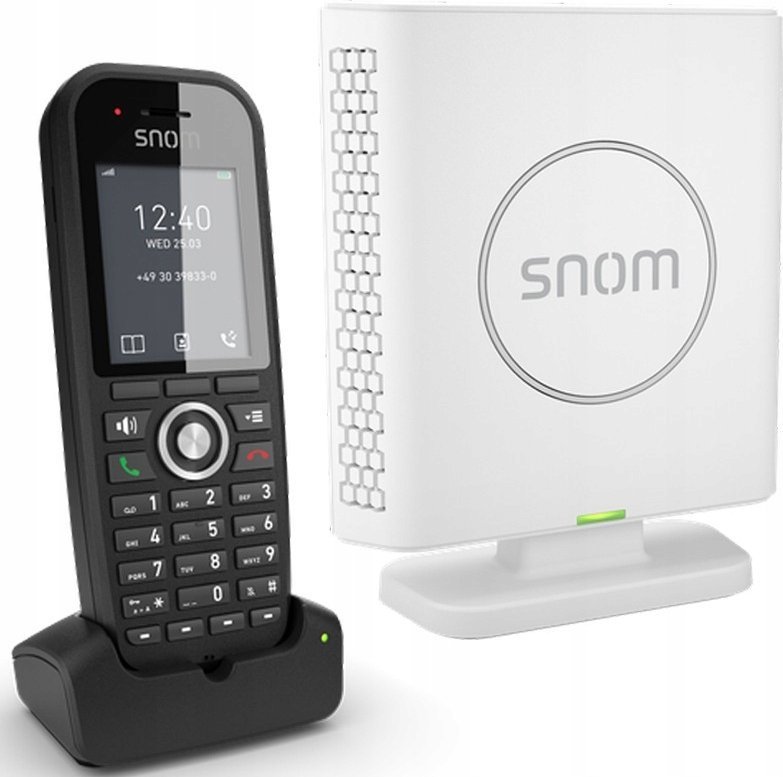 Telefon stacjonarny Snom snom m430 IP-DECT Basisstation und Mobilteil