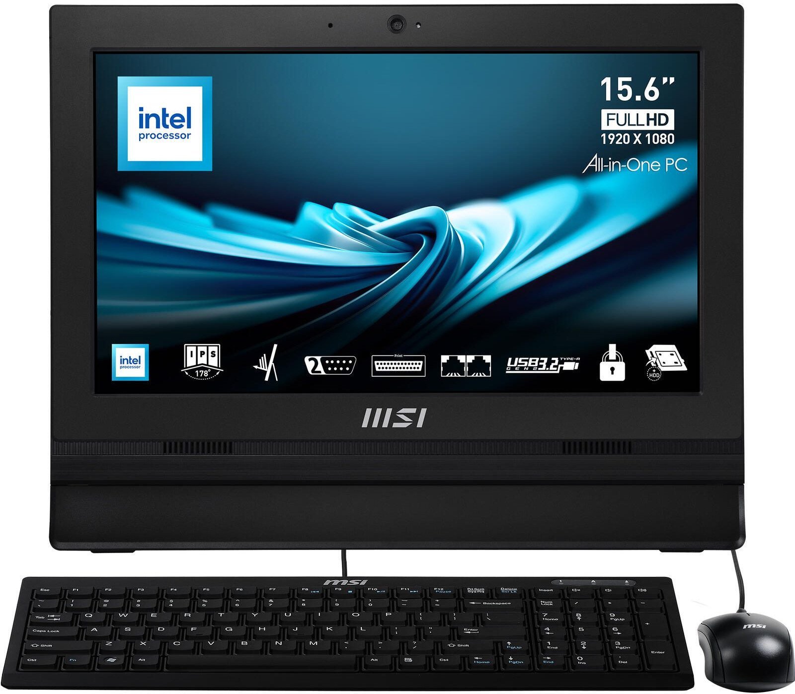 Komputer MSI MSI PRO AP162T ADL-019DE 15.6" HD N100/4GB/128GB/black W11P