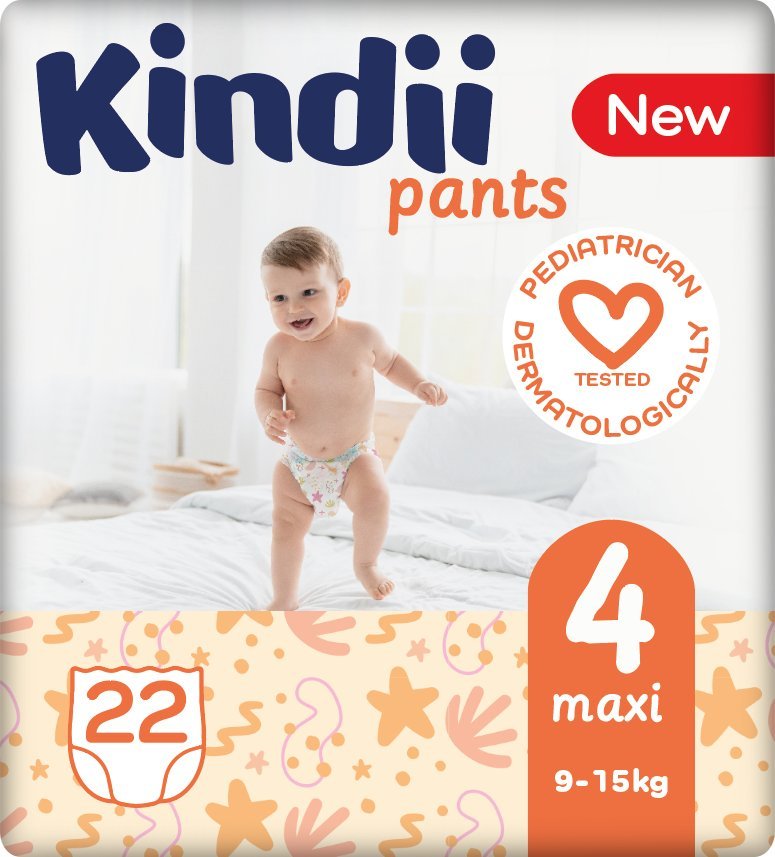 Osram Kindii Pieluchomajtki chłonne maxi rozmiar 4 (9-15 kg) 22 sztuk