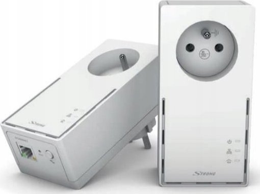 Strong zestaw 2 adapterów Powerline 2000 DUO FR/ 2000 Mbit/s, biały (POWERL2000DUOFR)