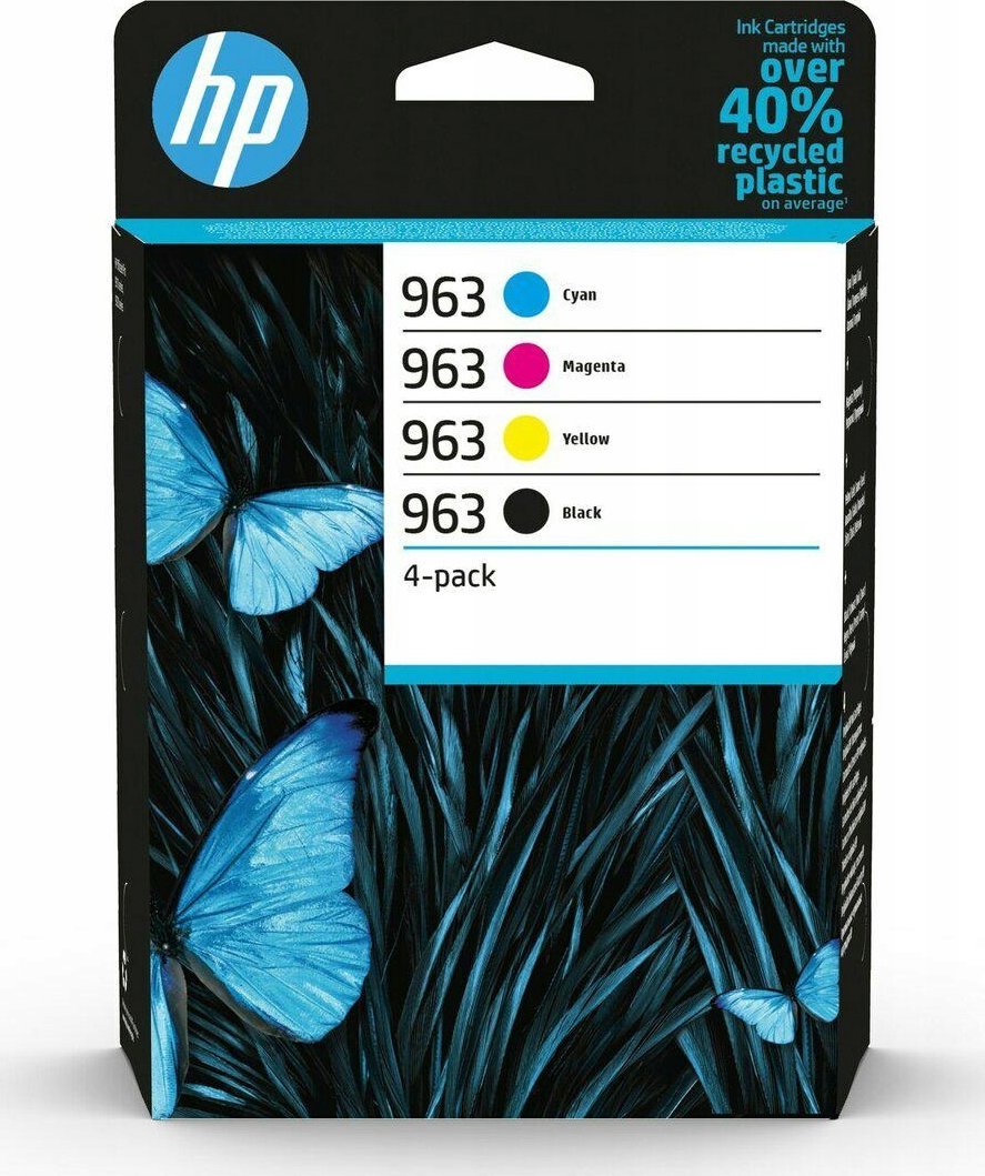 Tusz HP TIN HP 963 4er-Pack - black, Yellow, Cyan, Magenta 6ZC70AE (NEW)