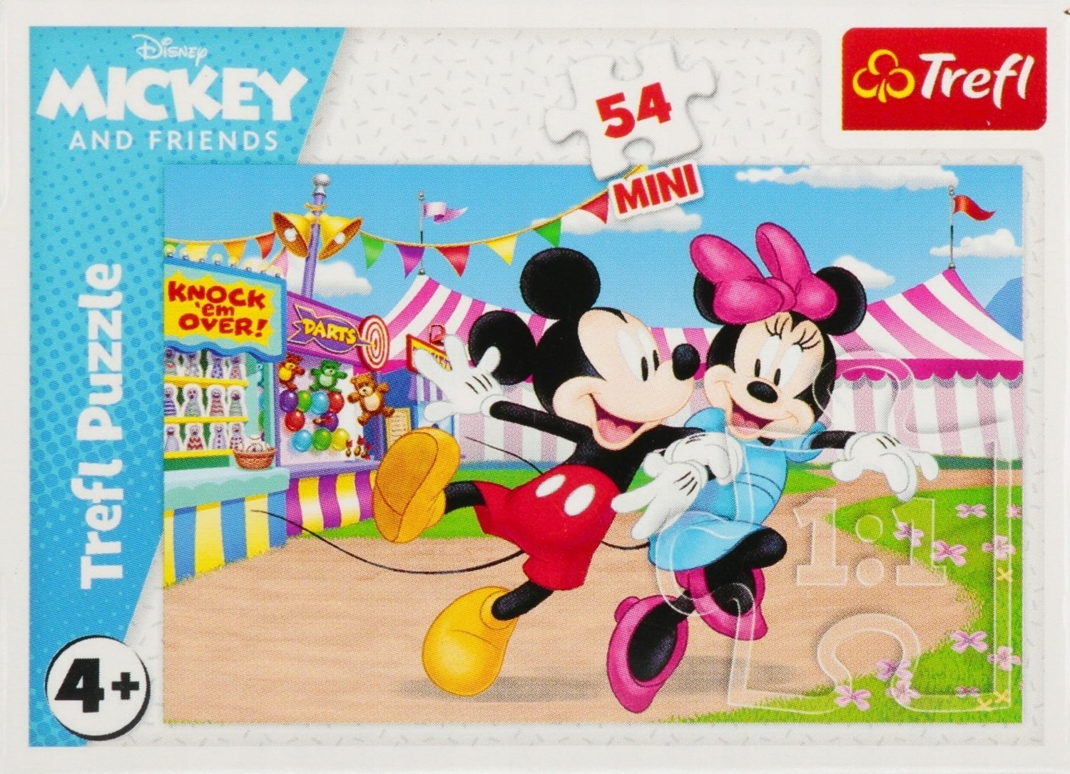 PUZZLE 54EL TREFL 19802 MINI ZWAR PRZYGO MIKI240