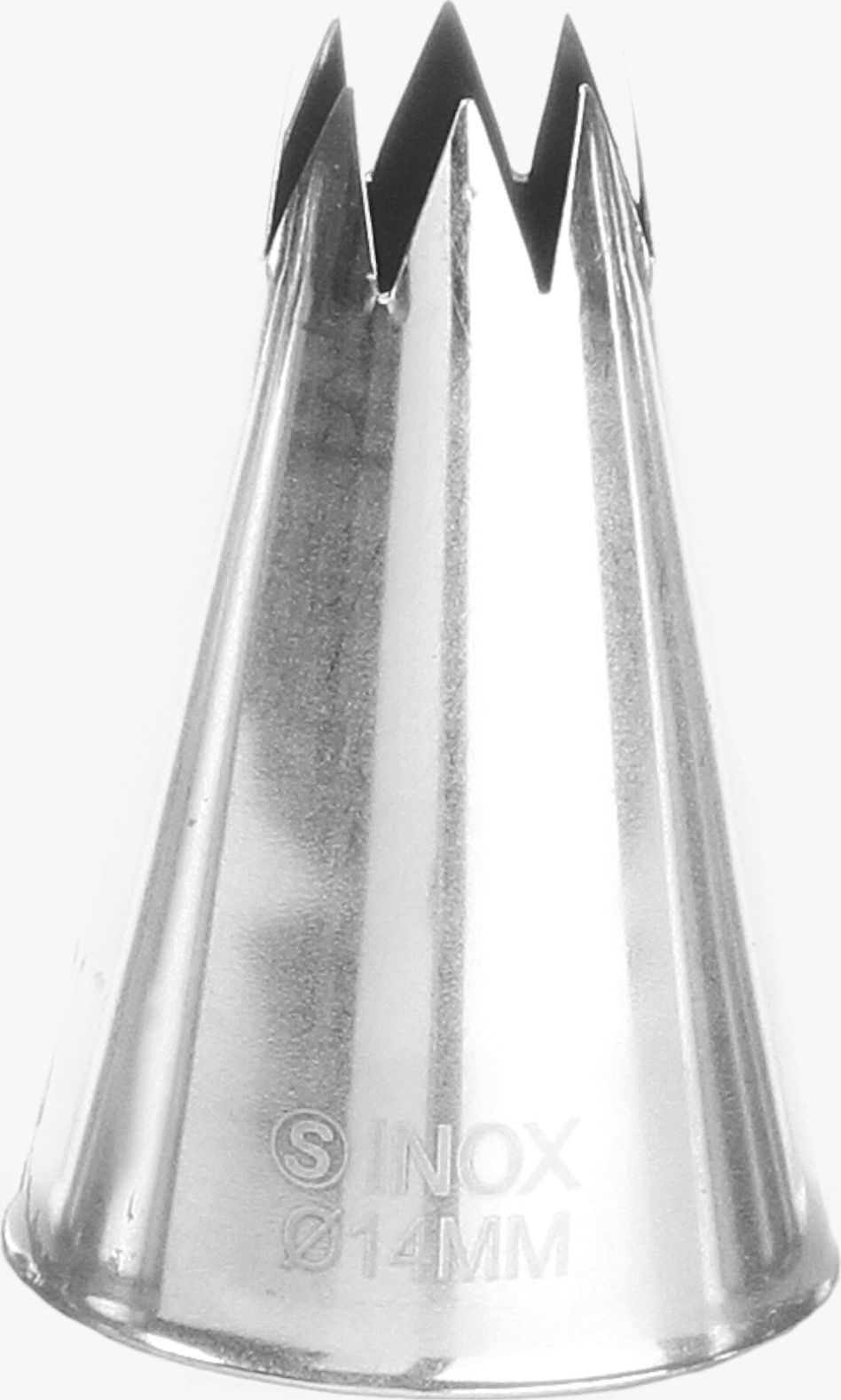 Hendi Końcówka tylka gwiazdka do rękawów worków cukierniczych stalowa śr. 14mm - HENDI 551431 Końcówka tylka gwiazdka do rękawów worków cukierniczych