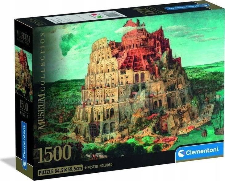 Clementoni Puzzle Museum Bruegel, The Tower Of Babel 1500 elementów (31738)