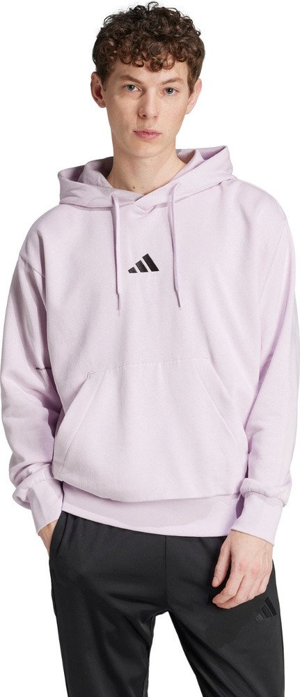 Bluza męska adidas Essentials Feelcozy Fleece różowa IN6065 L