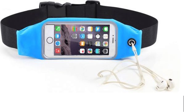 Mobilari SASZETKA NERKA PAS NA TELEFON UNIWERSALNA 4.7'' NIEBIESKI