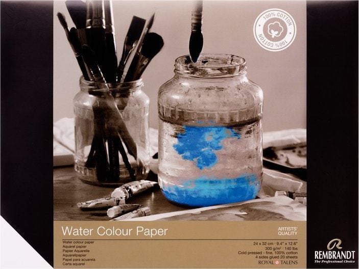 Talens Blok do malowania 24x32cm 20k biały