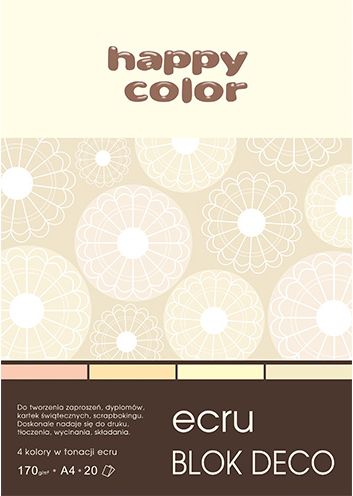 Happy Color Blok techniczny A5 20k ecru