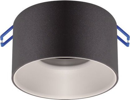 IDEUS Metalowa lampa podtynkowa Panama do salonu czarna biała