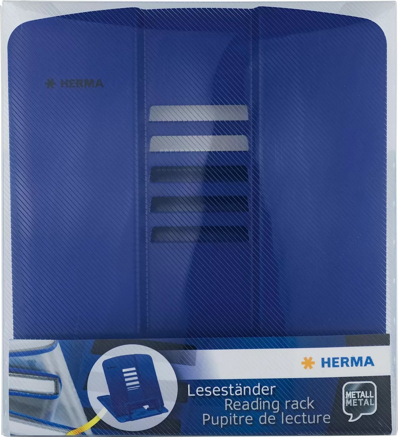 Herma HERMA Leseständer Metall Blau