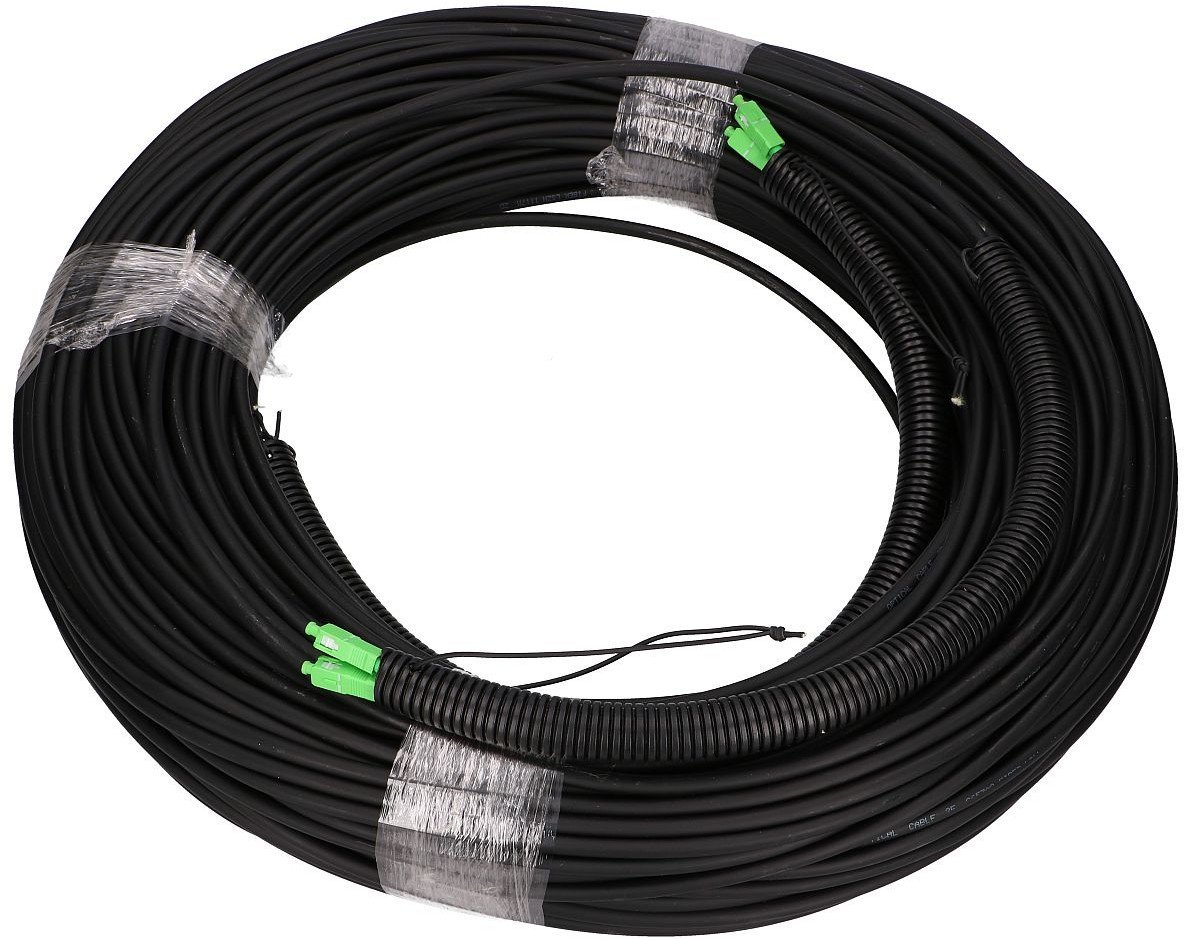 Extralink 2J SC/APC-SC/APC | Patchcord | Jednomodowy, Zewnętrzny, Duplex, G657A2, 125m