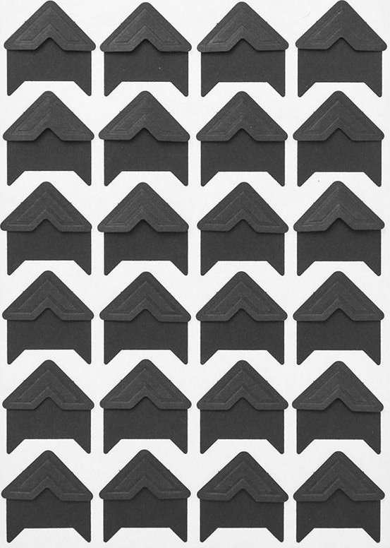 Teka Samoprzylepne narożniki do zdjęć czarne 48szt