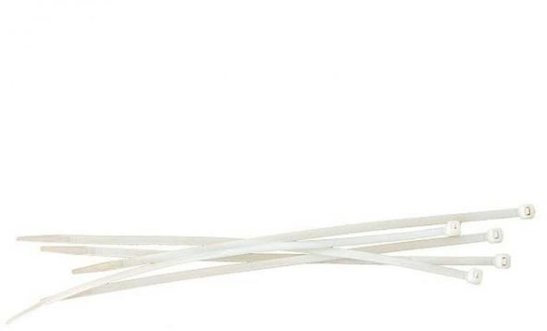 Pasek wycofujacy, 350x7.6mm, bia�a, 0.35mm, 100 szt w opakowaniu