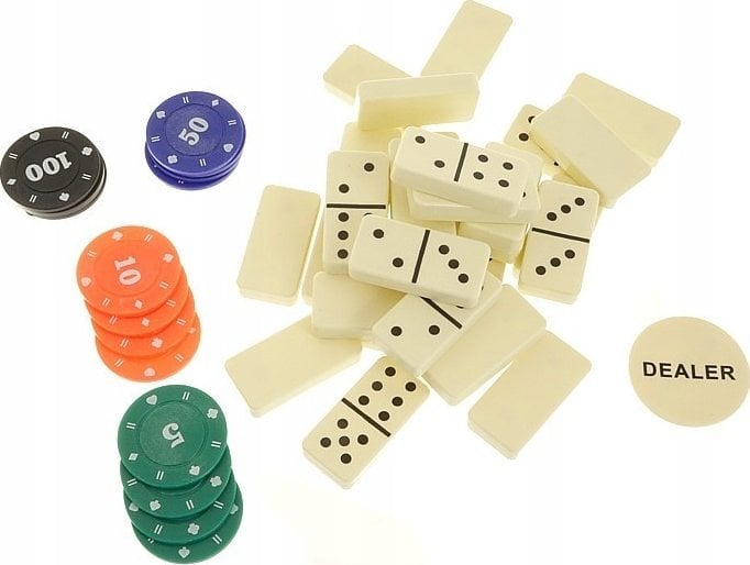 Teka Domino w wiaderku z żetonami 45el