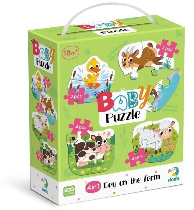 Baby puzzle 4w1 Dzień na farmie