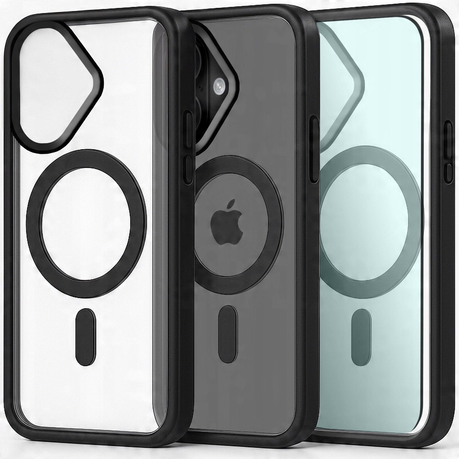 Etui do Apple iPhone 16 (Do Magsafe, Matowe, Przezroczyste, Plecki) Szkło