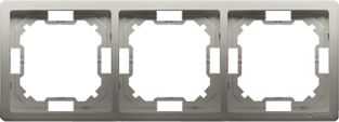 Kontakt-Simon Ramka potrójna Simon Basic satynowy (BMR3/29)