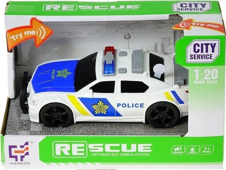 Radiowóz światło i dźwięk