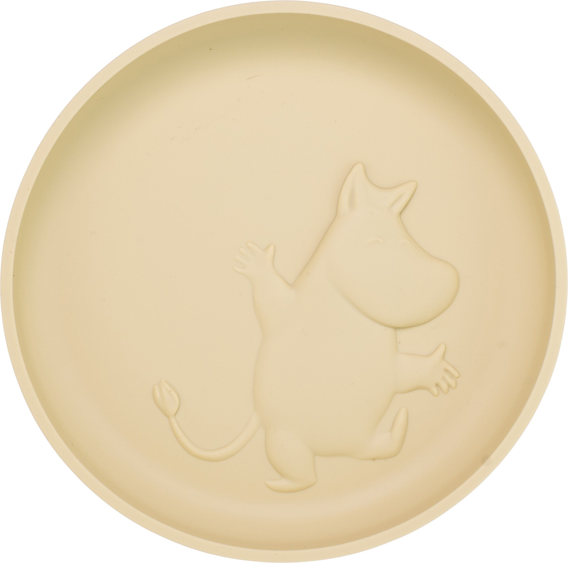 Moomin Silicone plate, latte beige