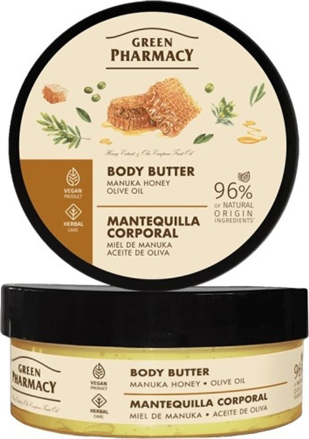 Macrovita GREEN PHARMACY Multi Masło do ciała Miód manuka i Oliwa z oliwek 200 ml