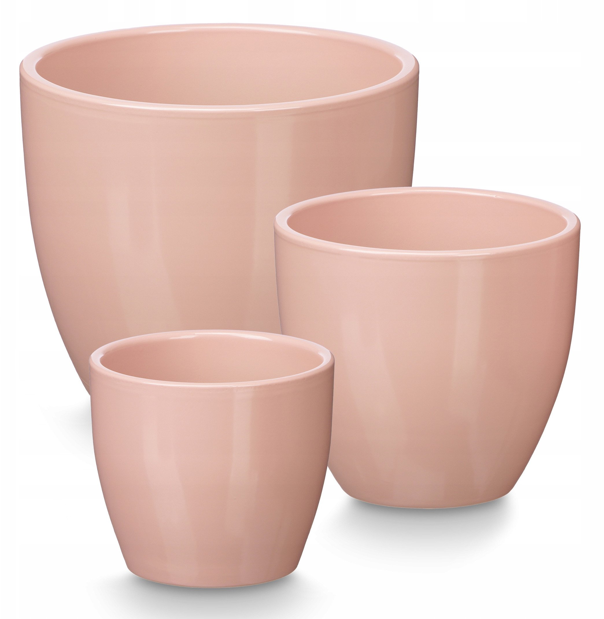 Zestaw okrągłych doniczek Ø 14, 17, 22 cm