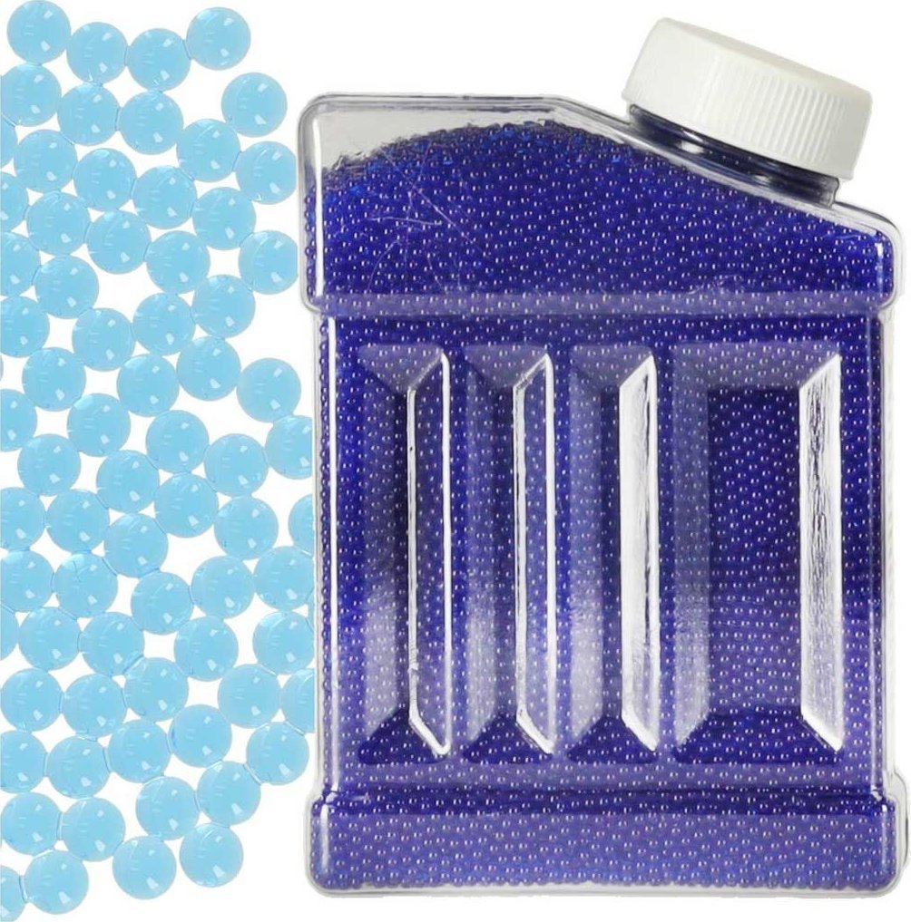 Skleplolki Kulki żelowe wodne hydrożelowe do pistoletu kwiatów niebieskie 250g 50 000szt. 7-8mm