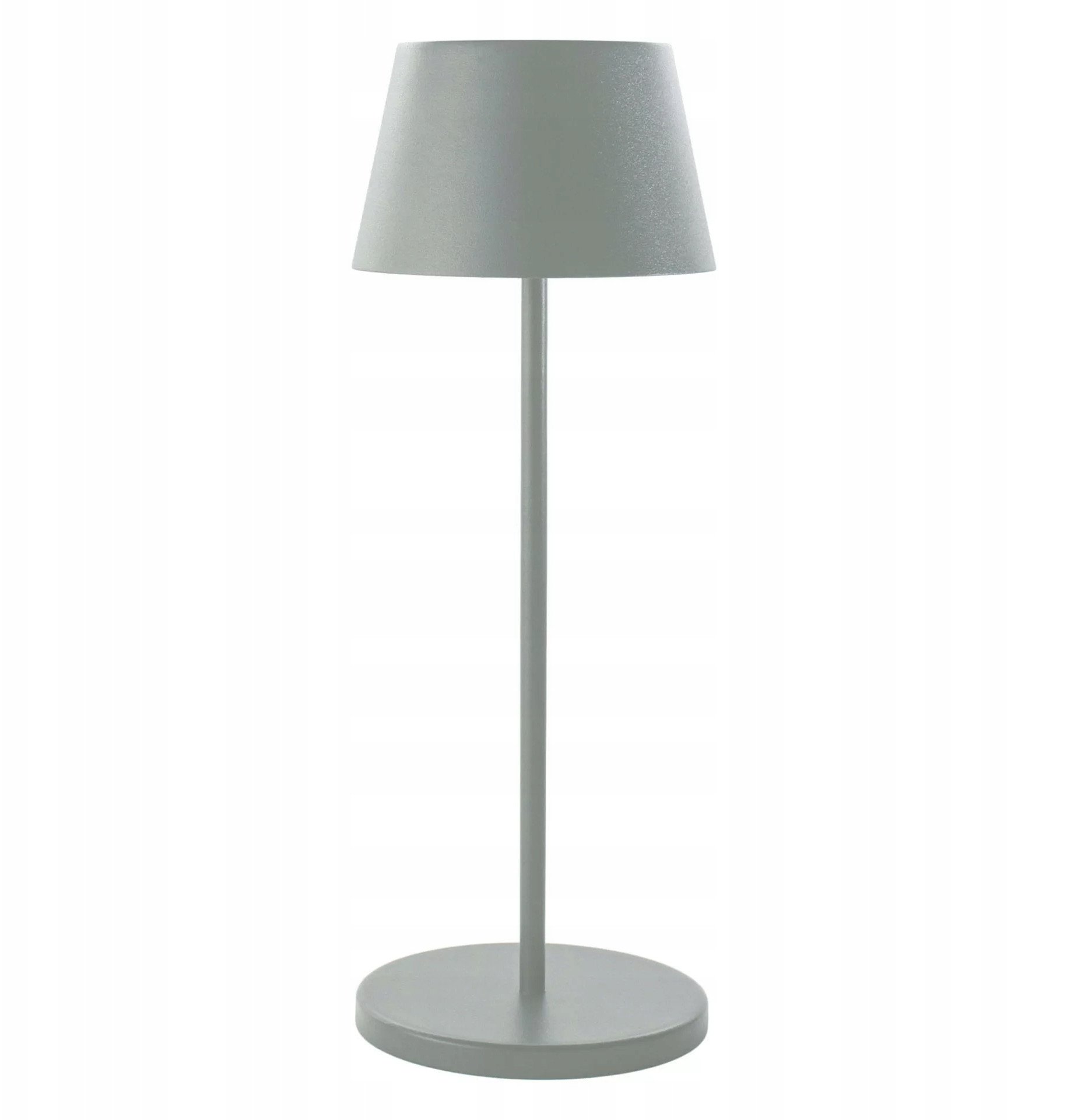 Lampka stołowa, szara, aluminium, ORIS