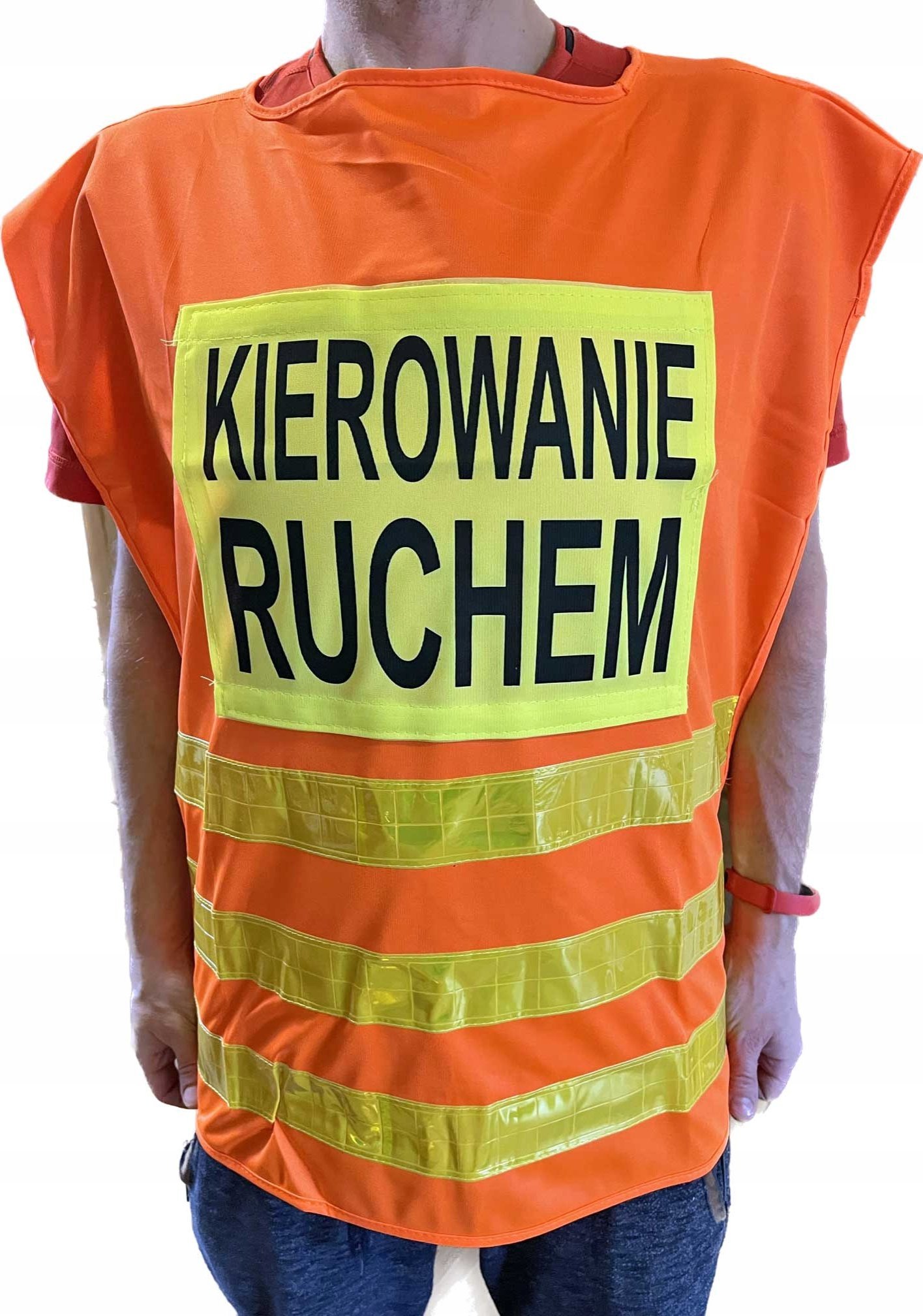 Consorte Kamizelka Kierowanie Ruchem Narzutka Koszulka Ostrzegawcza Wkładana P.głowę Consorte Kierowania Ruchem 5904512090366