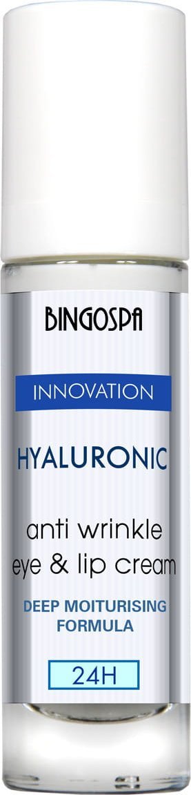 BingoSpa Hialuronowy krem do okolic oczu i ust przeciwzmarszczkowy z formułą głębokiego nawilżenia