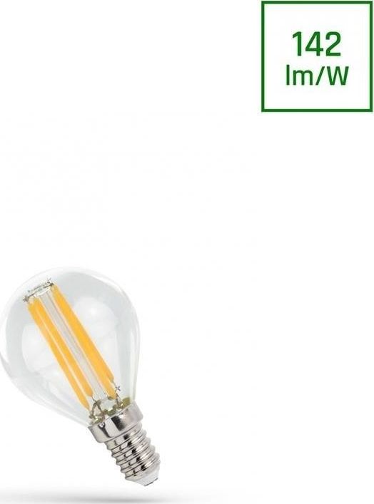 Spectrum LED LED KULKA E-14 230V 6WCOG WW CLEAR SPECTRUM unihimp