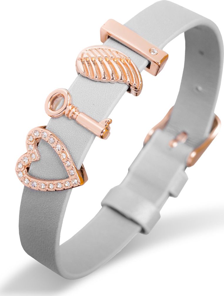 Pierre Ricaud Bransoletka PIERRE RICAUD PR149.9SL różowo złoty