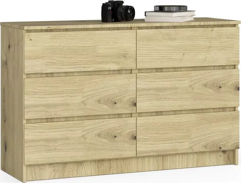 Elior Skandynawska komoda do salonu dąb artisan - Mirus 5X