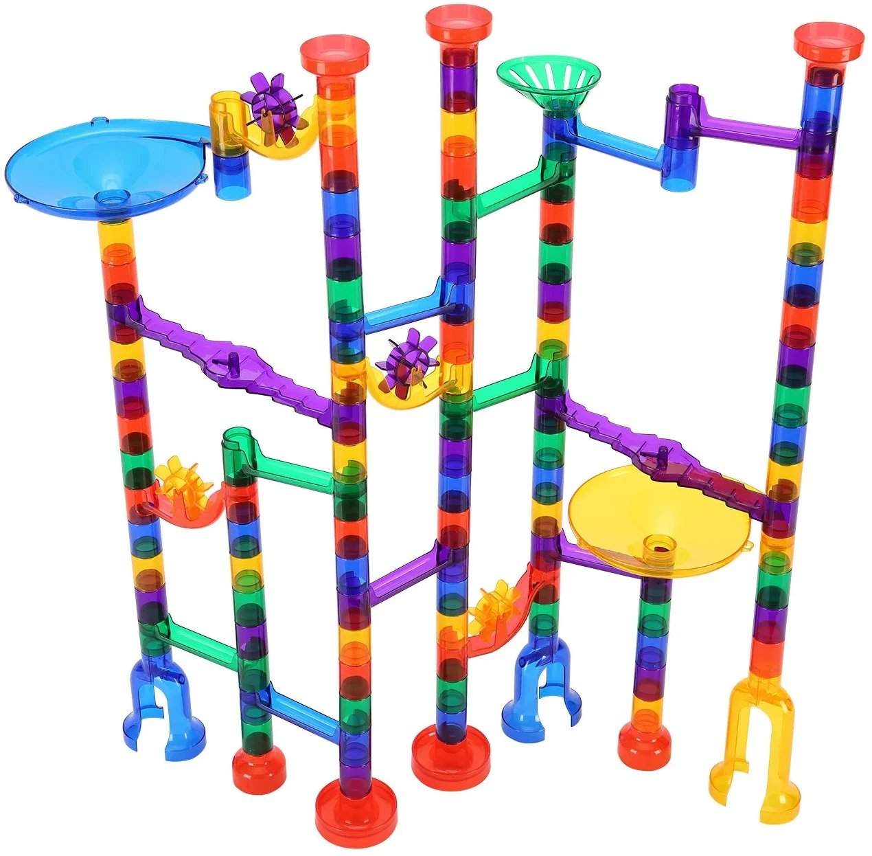 Zestaw klocków konstrukcyjnych 150 elementów z kulkami zabawka edukacyjna