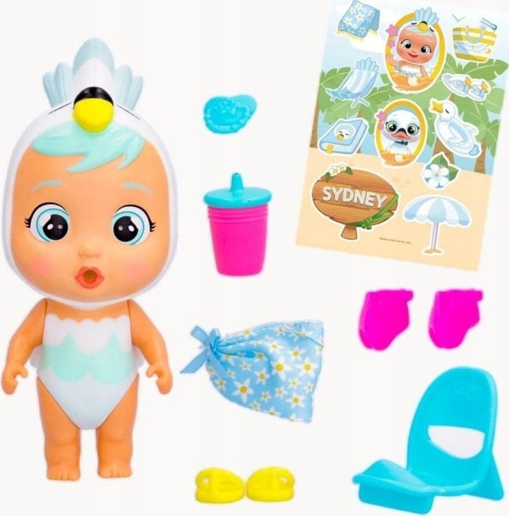 ML Tm Toys Laleczka Cry Babies Magic Tears Beach Babies, Sydney