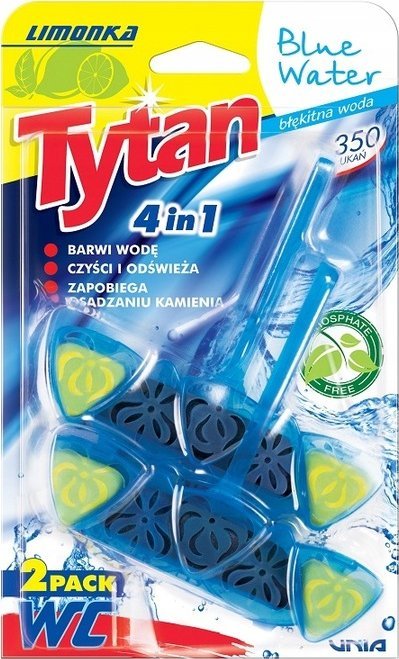 Osram Tytan Zawieszka 4W1 Barwiąca Wodę Blue Water Limonka 2x40g