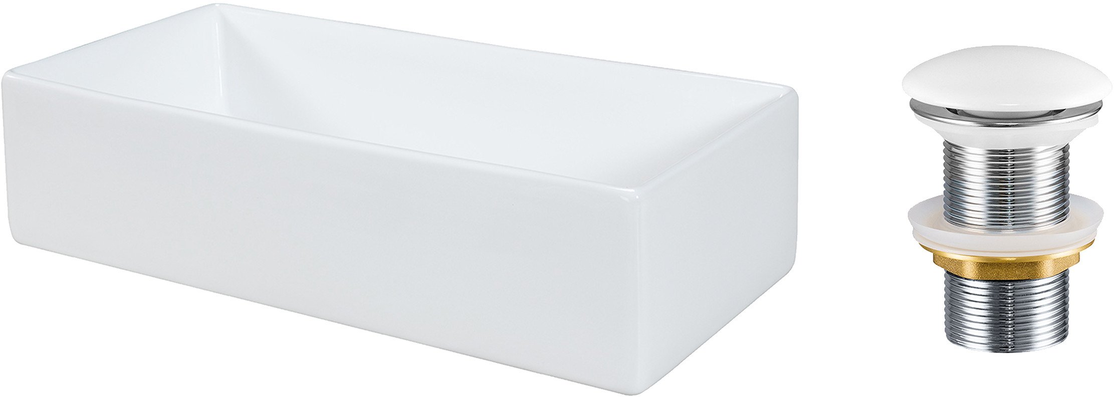 Zestaw Umywalkowy z Korkiem Click-Clack