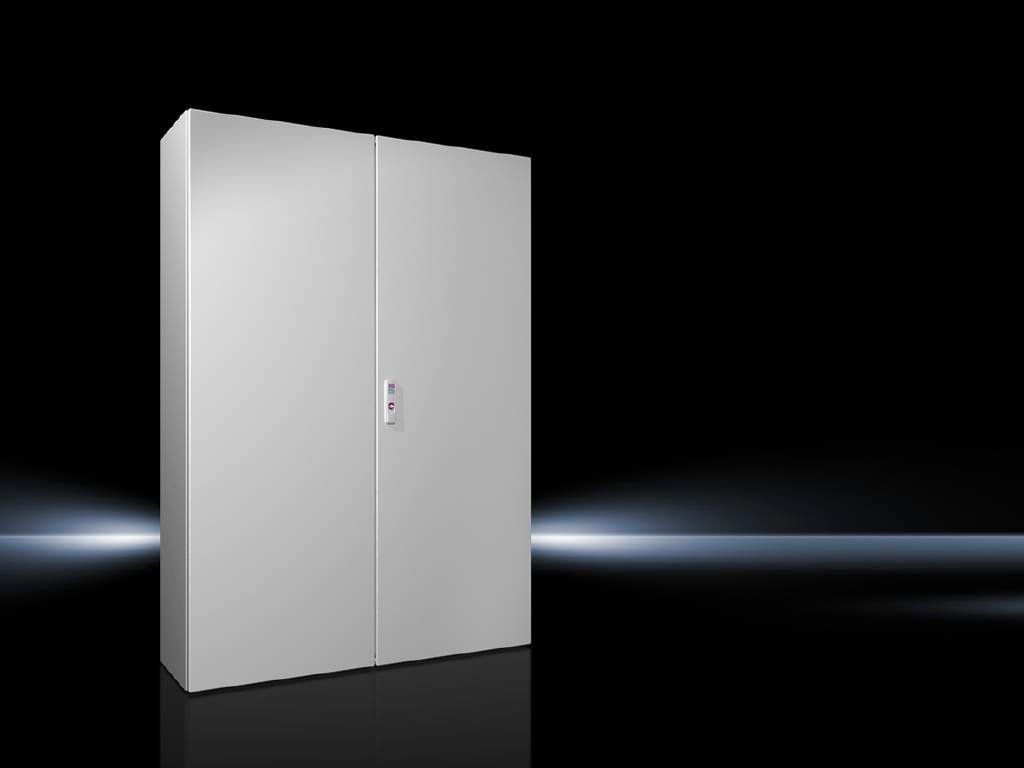 Rittal AX Obudowa kompaktowa 1000x1400x300 mm blacha stalowa z pł. mont. drzwi podwójne z 3-punktowym systemem zamknięcia 1114.000