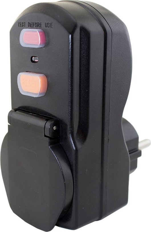 Różnicowka na gniazdko wtyczka ochronna z różnicówką pośrednia RCD